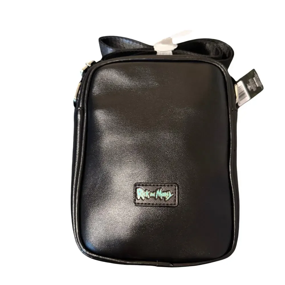 Buckle Down Rick and Morty Lenticular Face Expression Applique Crossbody